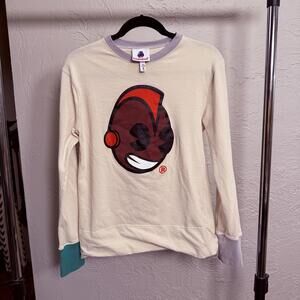 Kidrobot Long Sleeve Graphic Top Size Small